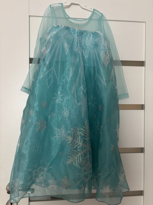 Sukienka kostium przebranie strój Elza Kraina Lodu