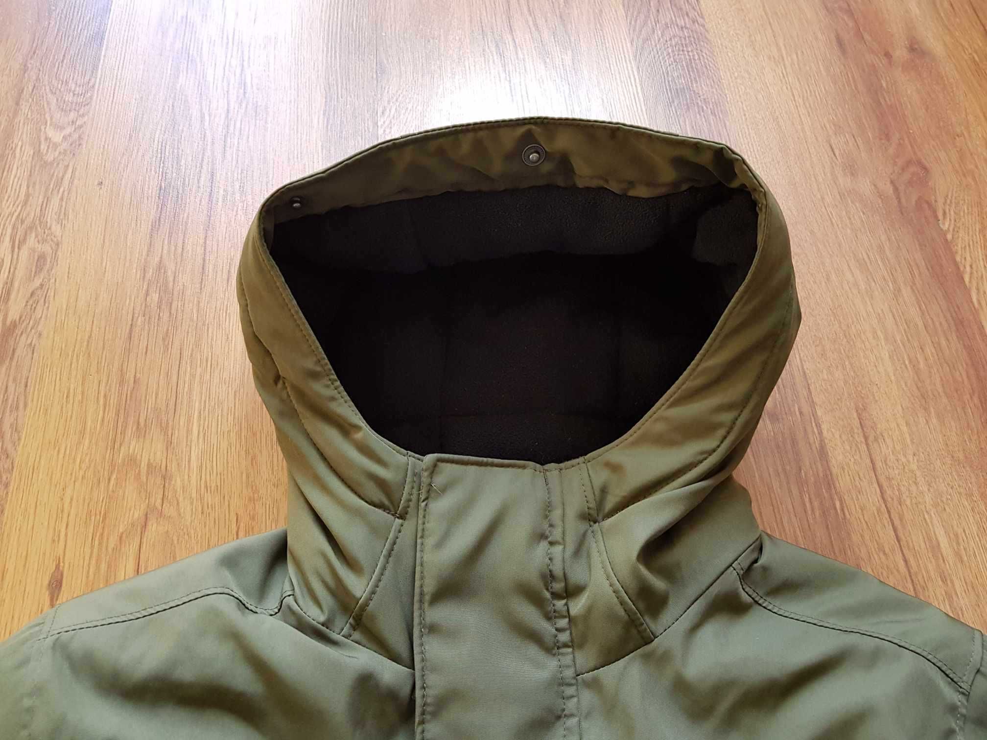 HOLLISTER Kurtka zimowa Parka męska 36 S Khaki Abercrombie&Fitch USA