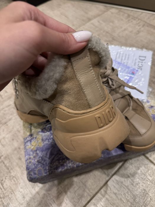 Кеди Dior зима натуральна овчина