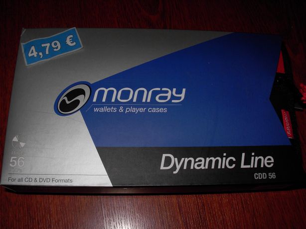 Bolsa de CD's ou DVD's marca Monray 56 unidades