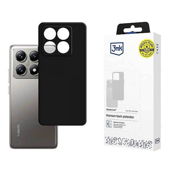 Etui 3mk Silicone Case na Xiaomi 14T Pro - czarne