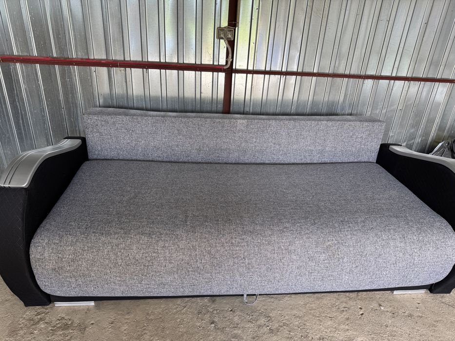 Kanapa szara z funkcją spania