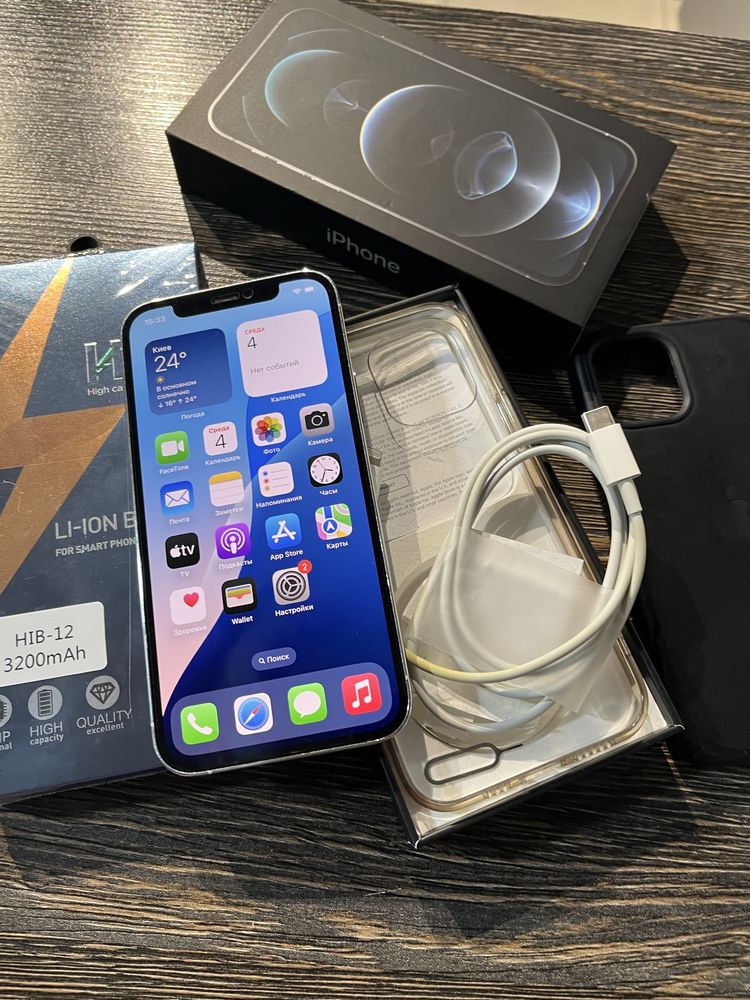 iPhone 12 Pro, Silver, 128Gb