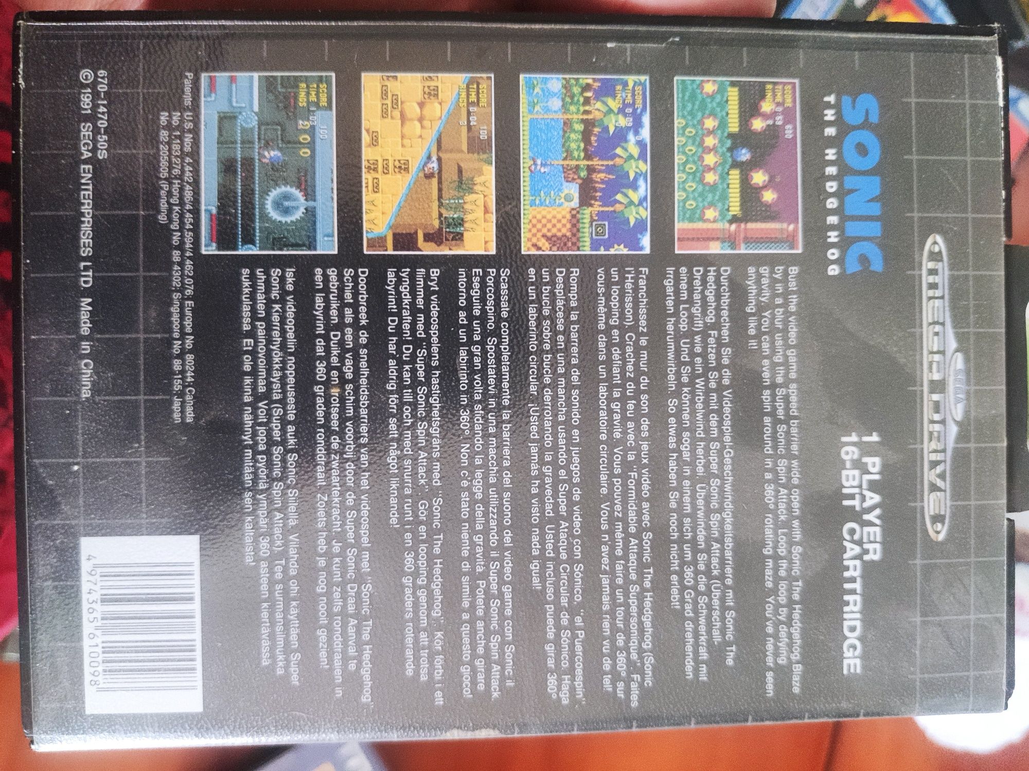 Sonic the hedgehog sega mega drive