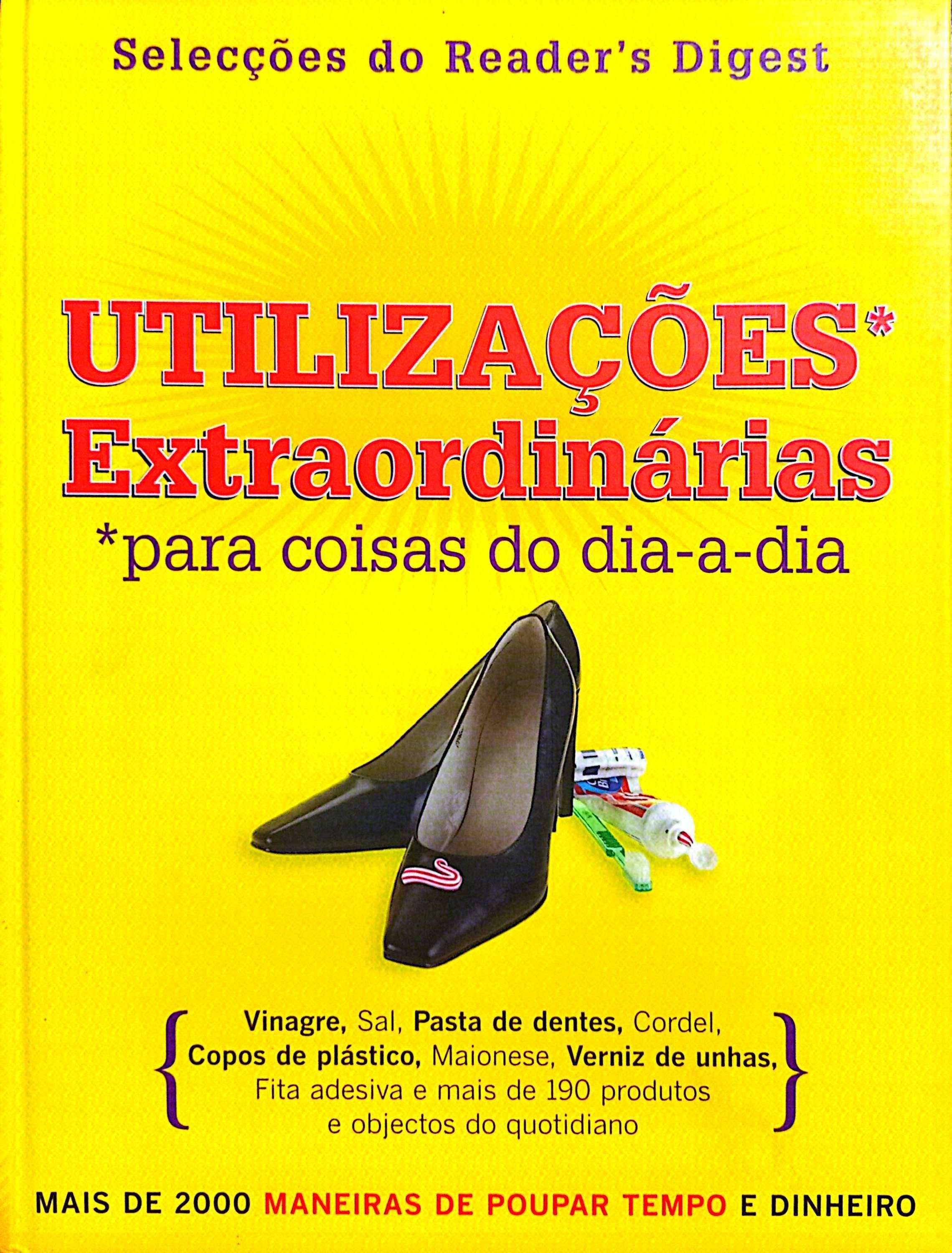 Livro "UTILIZAÇÕES EXTRAORDINÁRIAS" para coisas do dia-a-dia