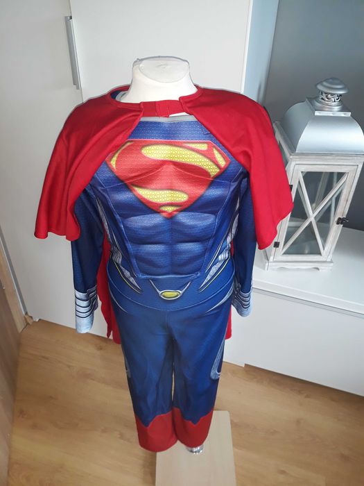 NOWY strój karnawałowy SUPERMAN AVENGERS mięśnie przebranie 110/116 10