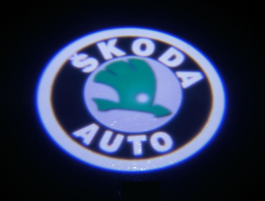 LOGO LED KPL lampki Skoda Roomster Superb Octavia Fabia Warszawa SKLEP