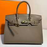 Torebka Hermes Birkin Sellier B30 kolor Etoupe skóra Epsom