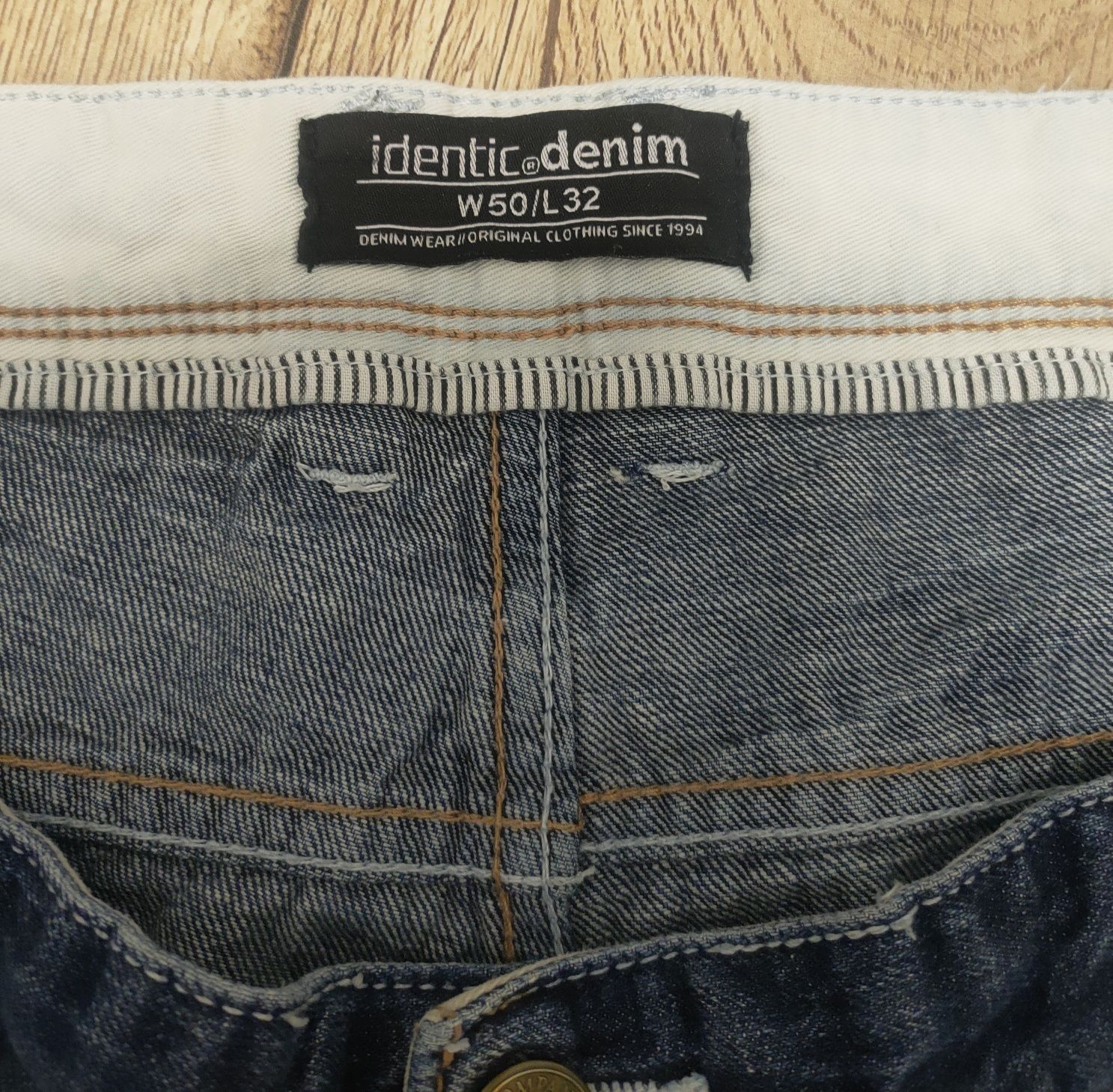 Męskie Jeansy Identic Denim W50 L32