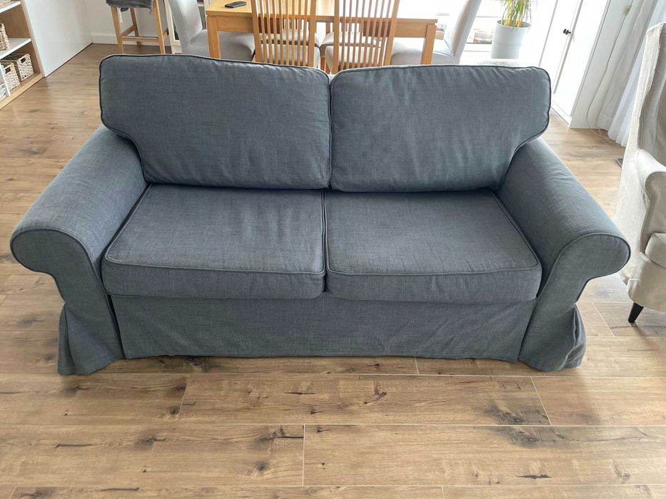 Sofa 2-osobowa EKTORP ciemnoszary rozkładana