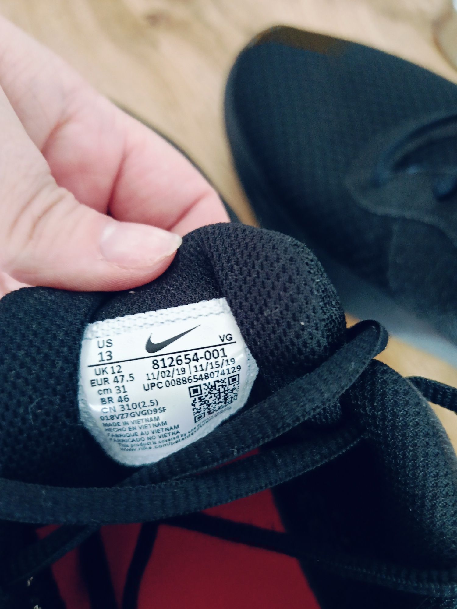 Buty Nike tanjun 47,5 czarne