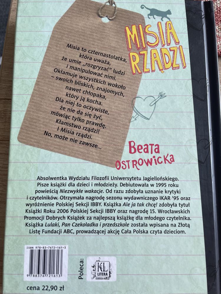 Beata Ostrowicka „Misia rządzi” książka z autografem