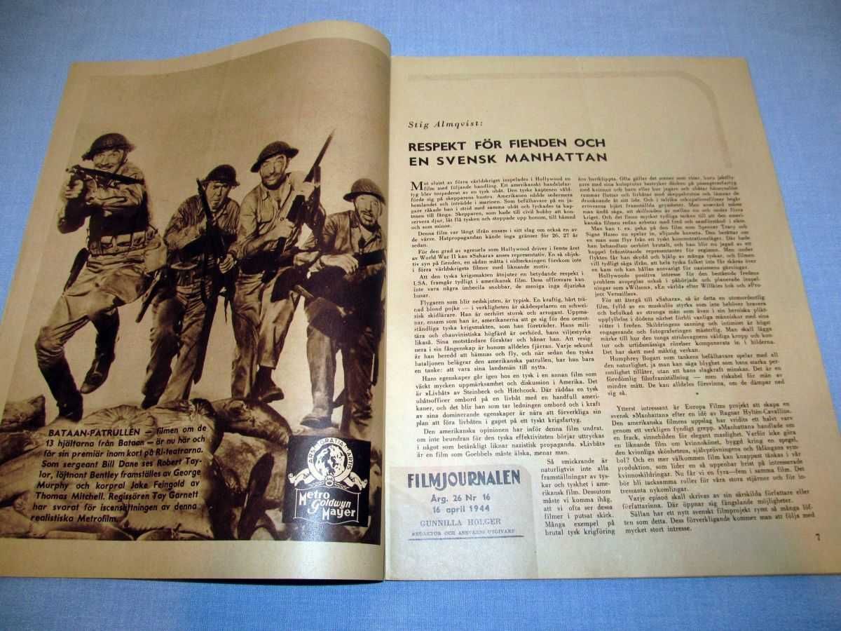 FilmJournalen nr 16 z 16 kwiecień 1944 r.