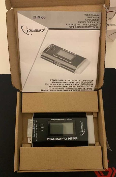 Testador de  Fontes Alimentação c/ Display