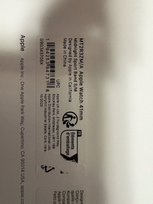 Bracelete Midnight Sport Band de 41 mm