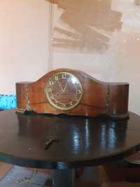 Zegar kominkowy mechaniczny antyk vintage