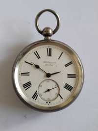 Zegarek kieszonkowy JW Benson z 1893 roku Srebro