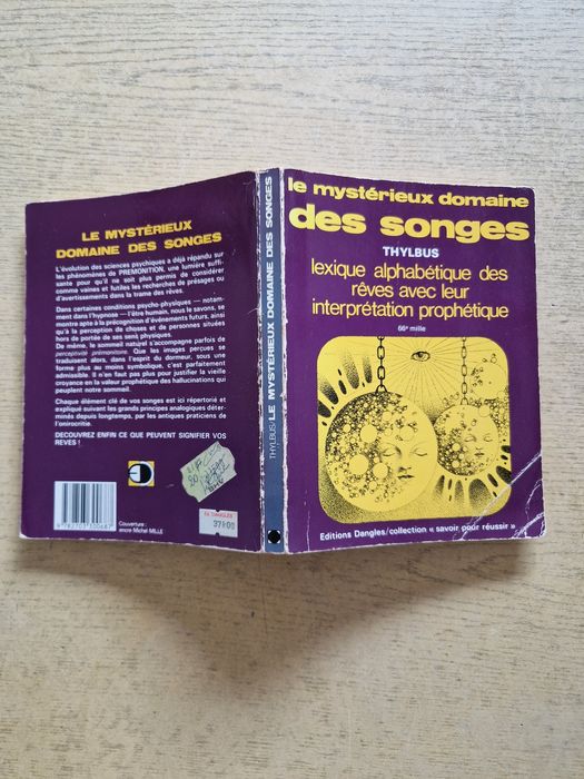 Książka w języku francuskim słownik snów autor Thylbus