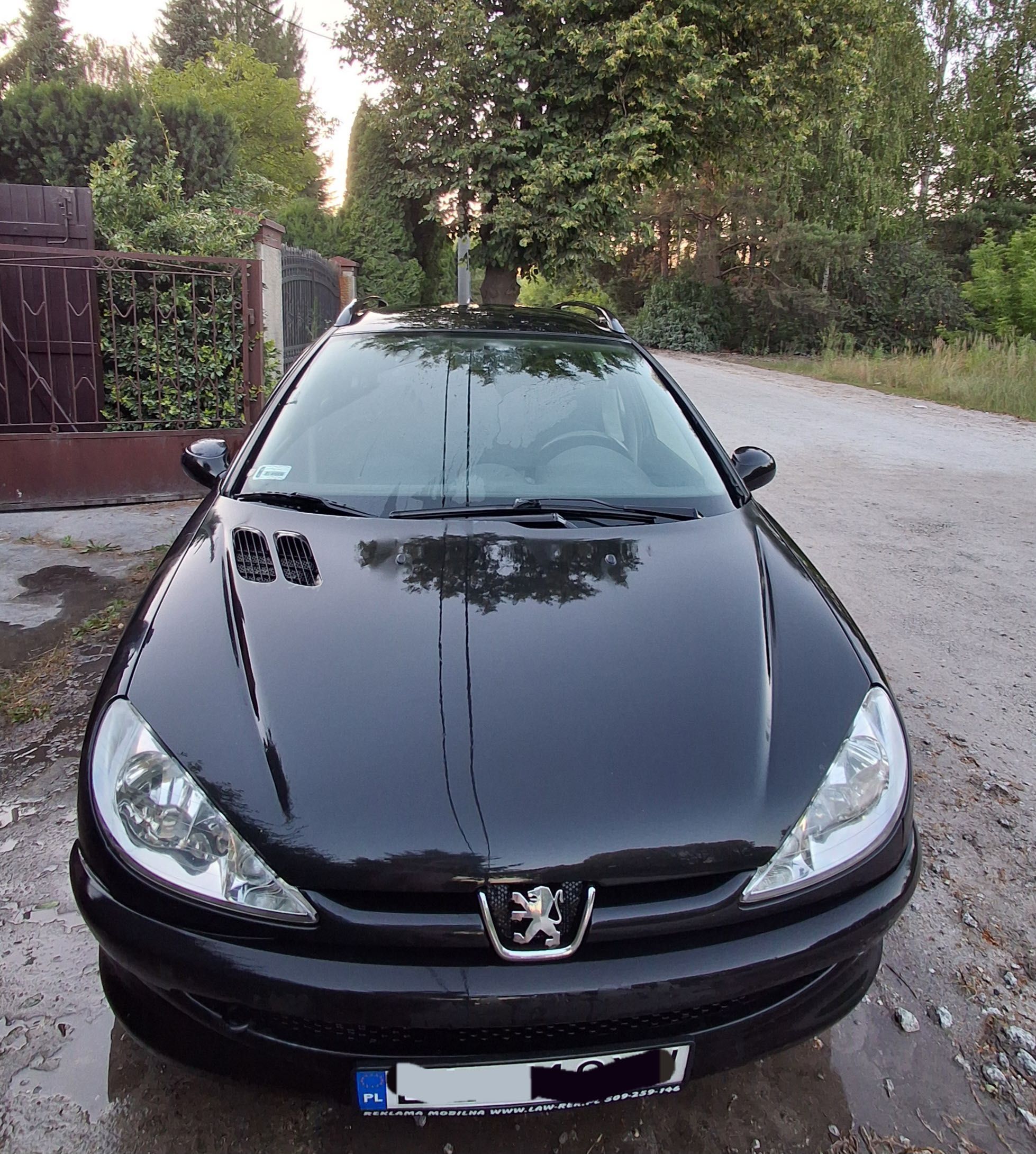 Peugeot 206 kombi - czarny