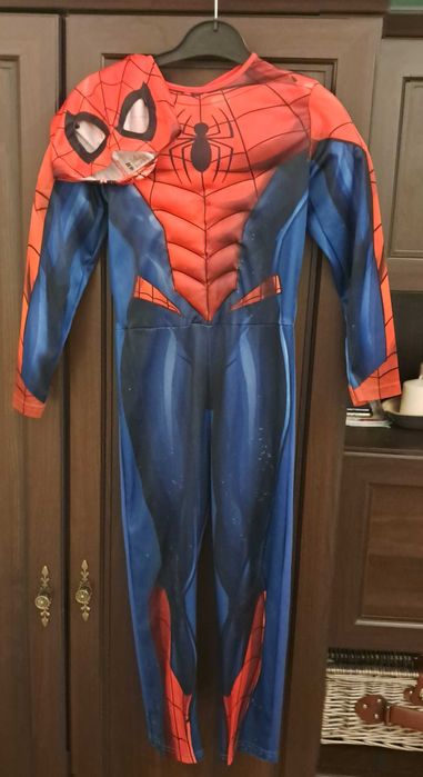 Kostium, przebranie, strój spiderman 122/128 H&M