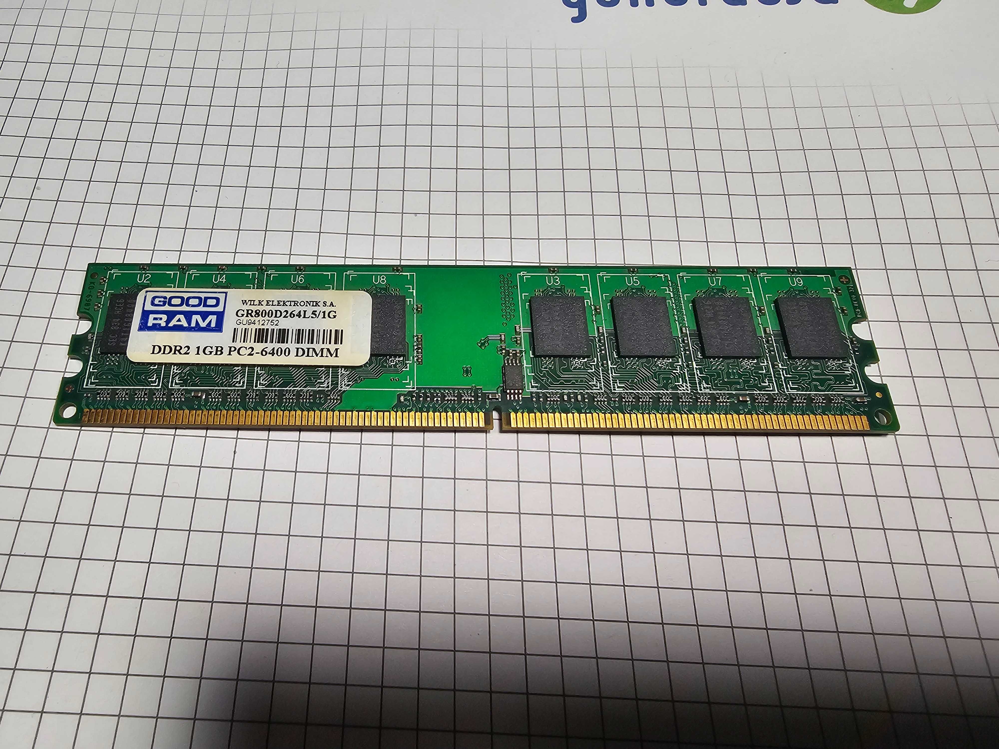 Pamięć GoodRam DDR2, 1 GB, 800MHz, CL5 (GR800D264L5/1G)