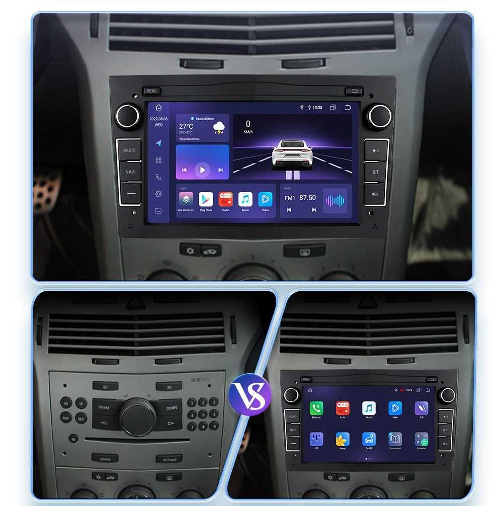 Radio FM Android CarPlay GPS USB Opel Astra Vectra Corsa Zafira Tigra