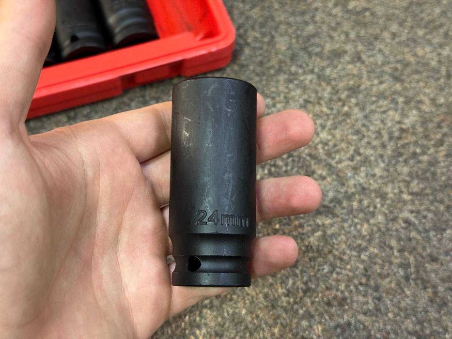 10шт Якісні Ударні Головки Industrial 10-24 в Кейсі, для Гайковерту