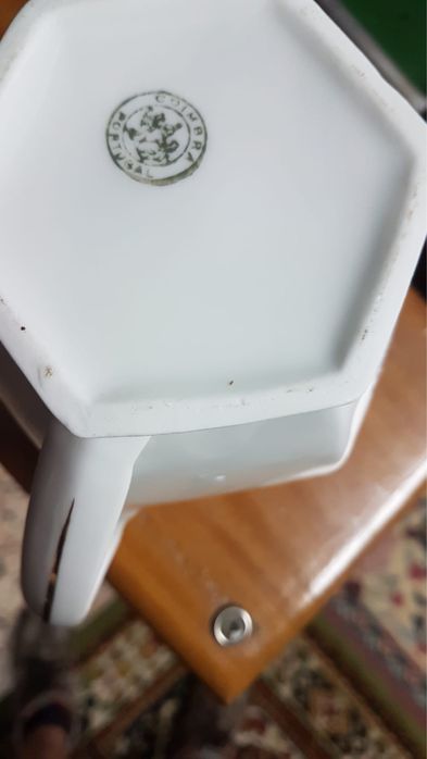 Bule e açucareiro antigos - fabrica loica de coimbra