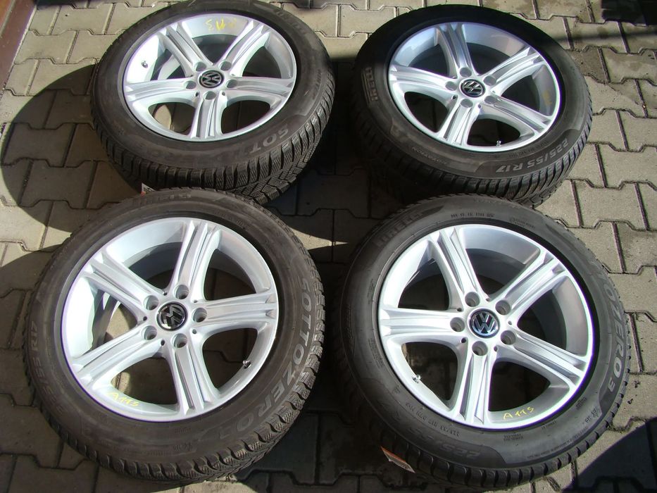a113 5x120 VW Transporter Caravelle Multivan T5 T6 7,5jx17 opony zima