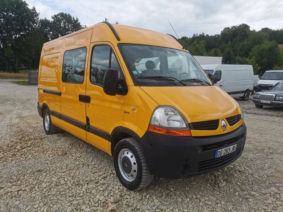 Renault Master L2H2 doka 7-osobowy Dubel 120dCi Brygadówka  7-osobowy Dubel 120dCi Brygadówka Master L2H2 doka