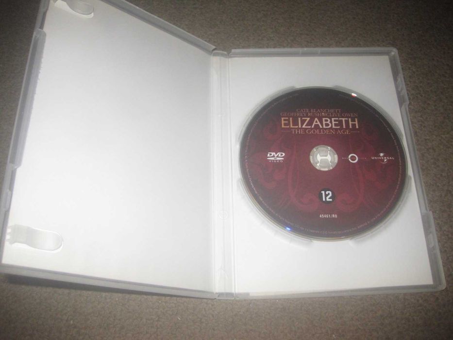 DVD "Elizabeth - A Idade de Ouro" com Cate Blanchett
