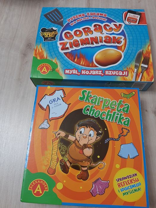 Gra gorący ziemniak I skarpetka chochlika
