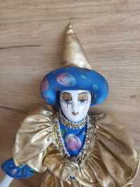 Porcelanowa lalka  klaun