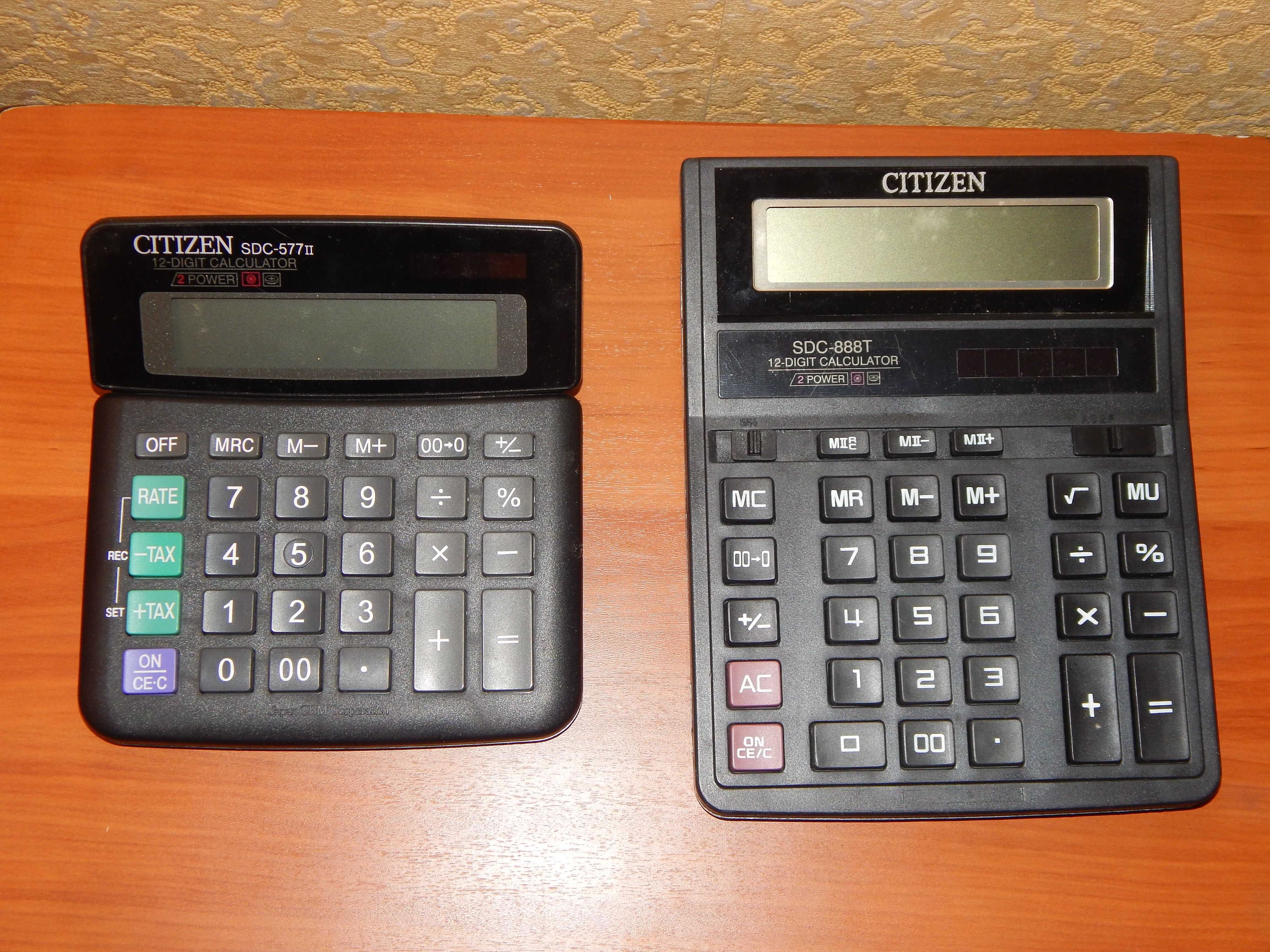 Калькулятор японский Citizen большой торговый для магазина офиса
