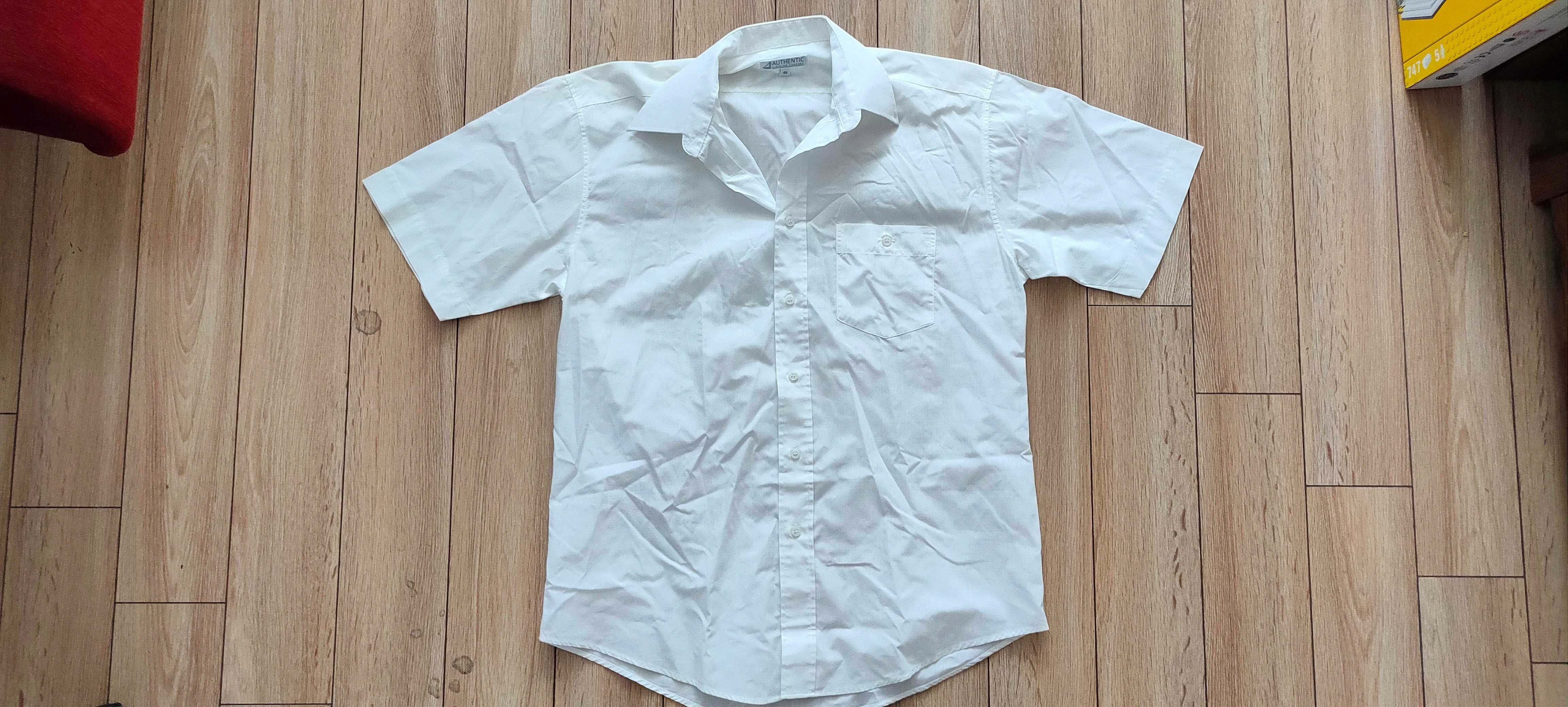 Koszula biała z krótkim rękawkiem, Authentic, r. 40