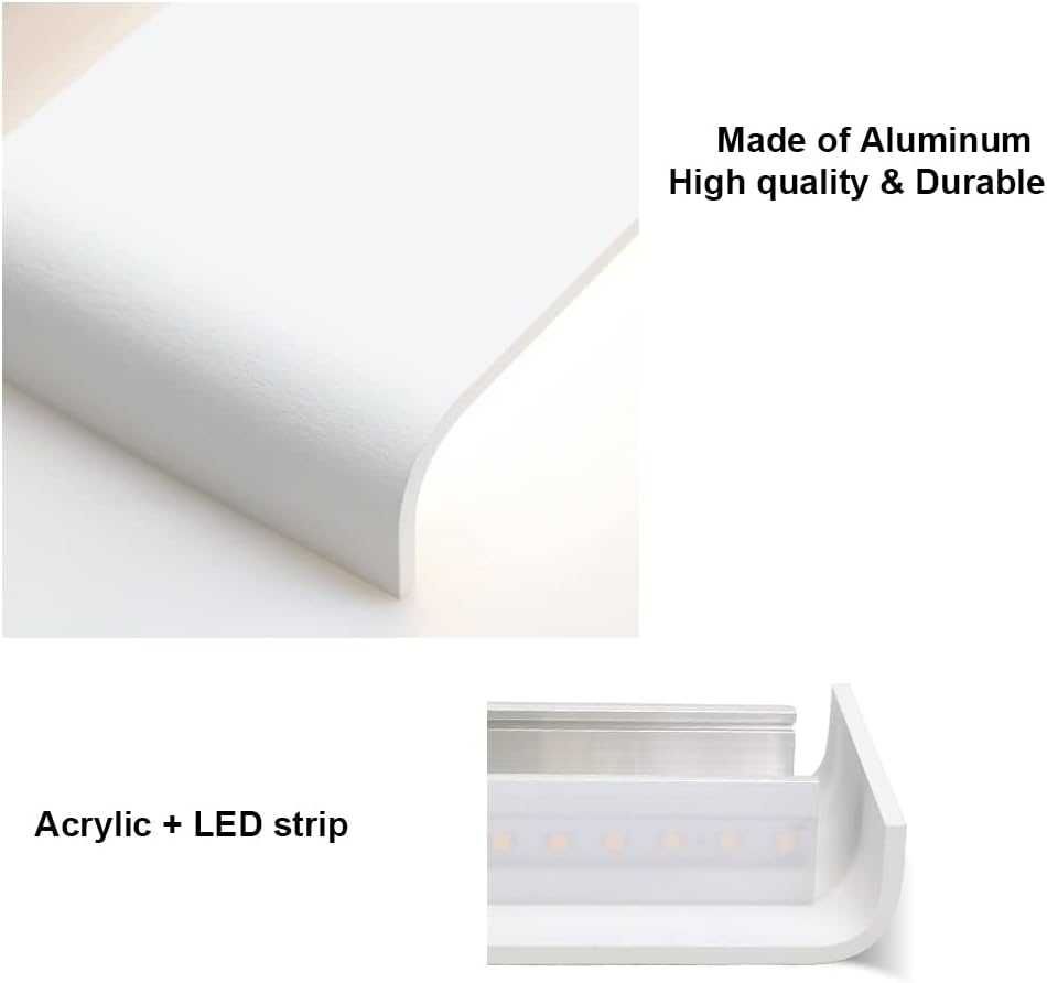 Klighten 2-pak światła LED kinkiet biały naturalny 4000K IP44