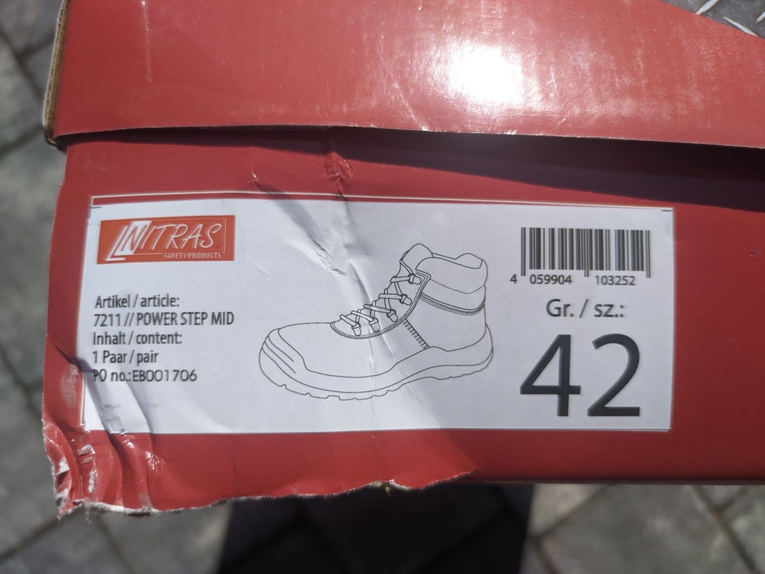 Obuwie robocze Nitras 7211 S3 HI HRO SRC