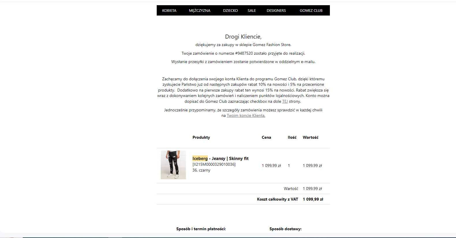 Ciemne spodnie jeans Iceberg rozmiar 36
