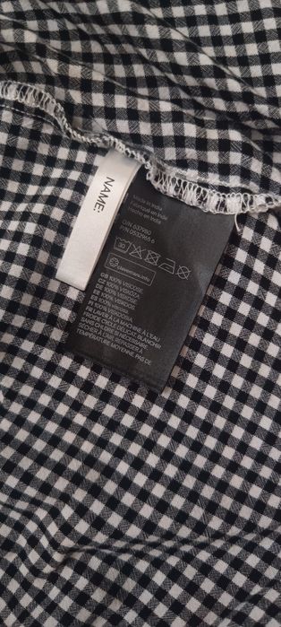 Koszula h&m z napisem na plecach 146 dziewczęca z długim rękawem