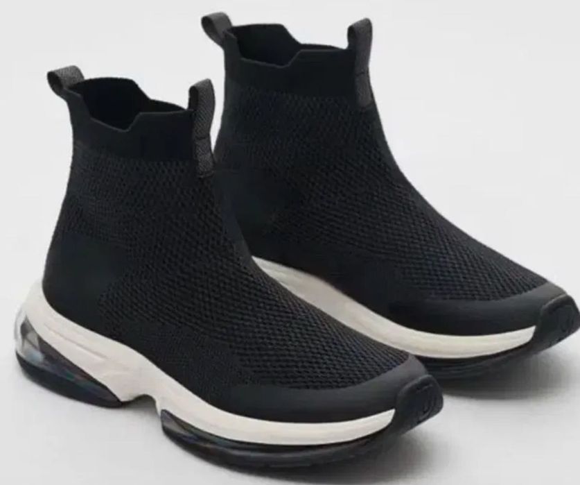 ZARA Buty z elastyczną cholewką i oryginalną podeszwą NOWE ZARA 35