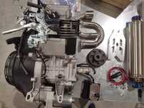 Karts e Motores  2T/4T, 212cc até 460cc, novos e usados