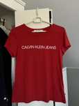 Koszulka t-shirt Calvin Klein rozmiar S czerwona