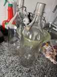4 Garrafas ikea vidro novas KORKEN 1 L