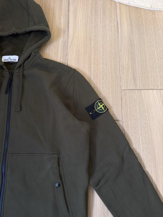 Худі Stone Island Felpa Zip Hoodie оригінал стон айленд authentic