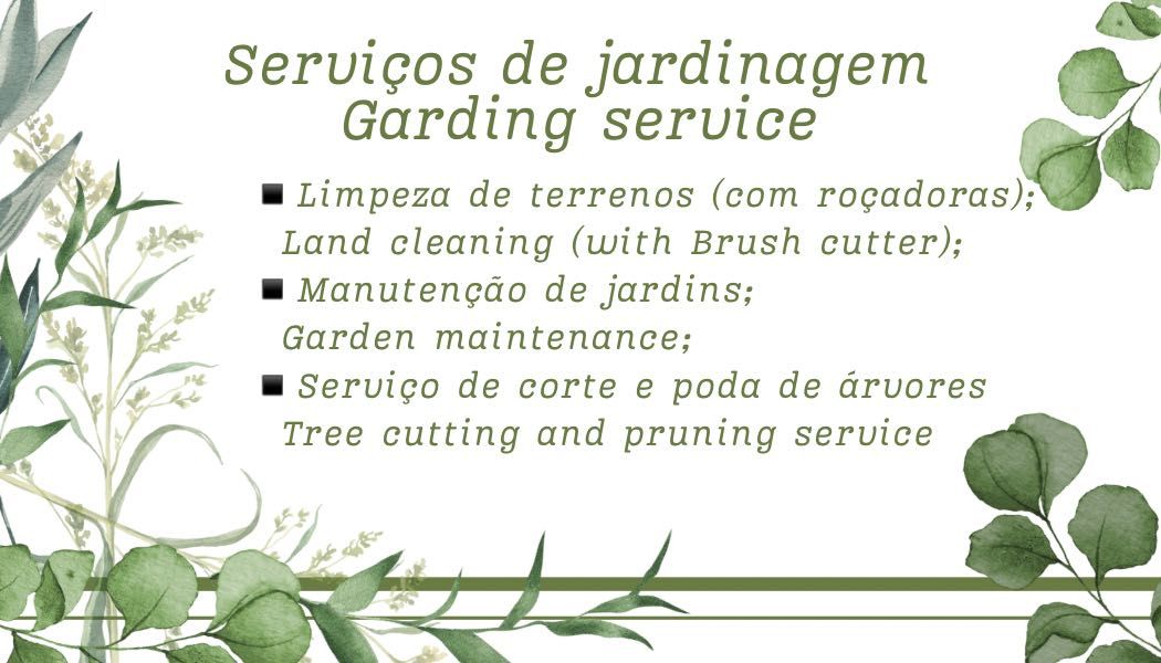 Serviço de jardins