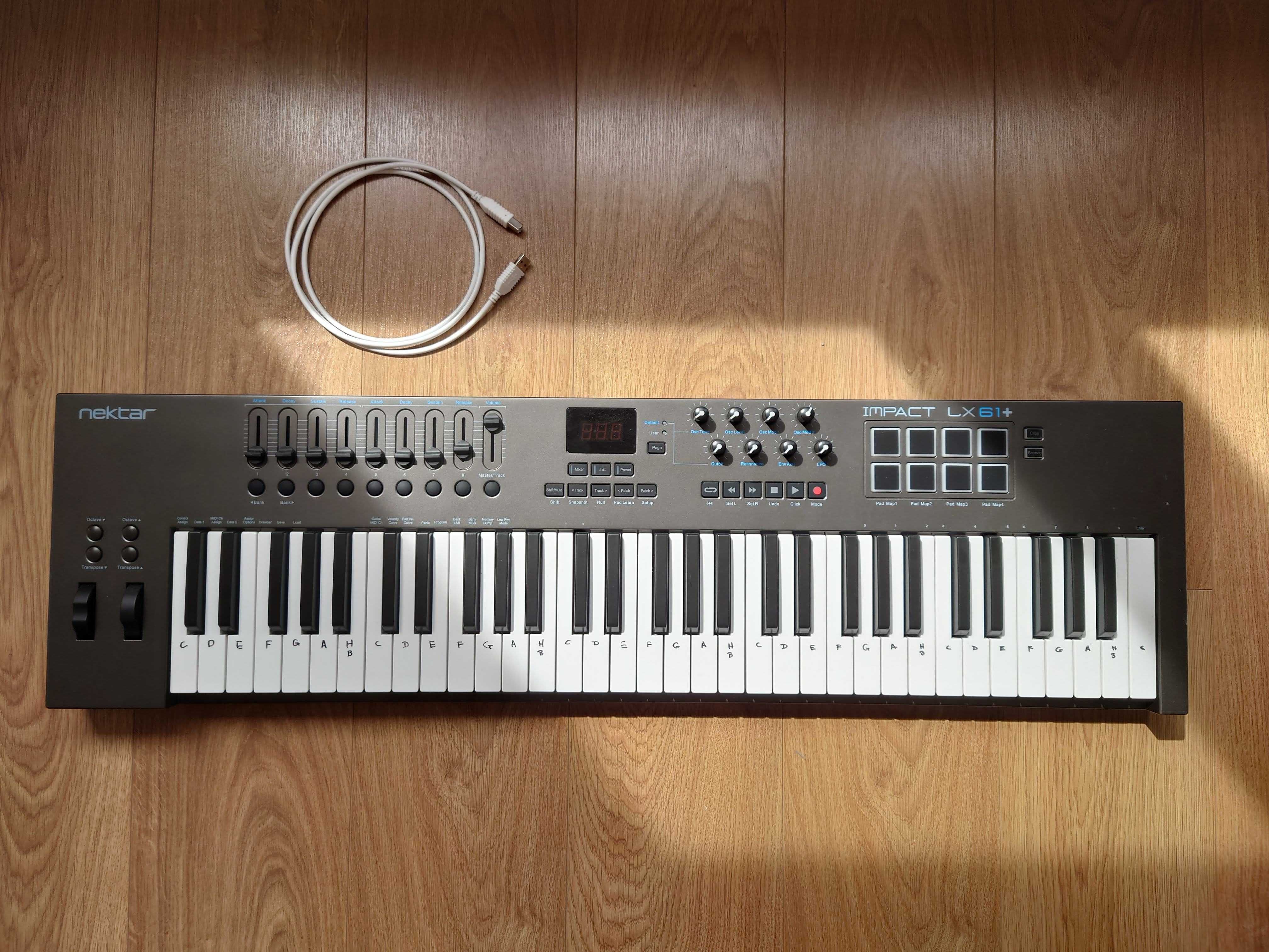 Klawiatura USB MIDI Nektar Impact LX61+
