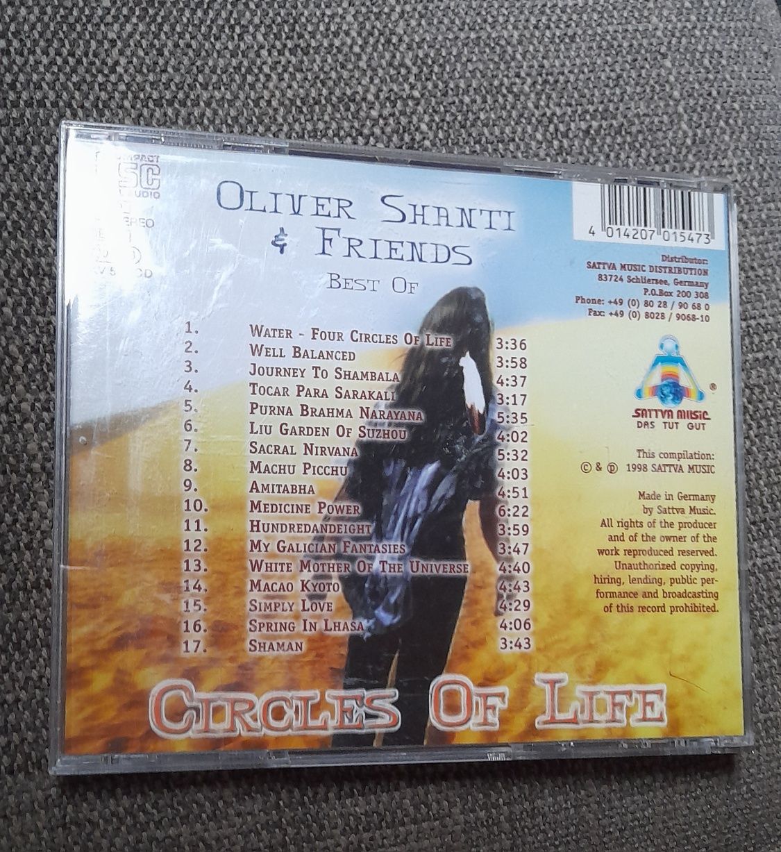 Cd Oliver Shanti & friends Circles of life