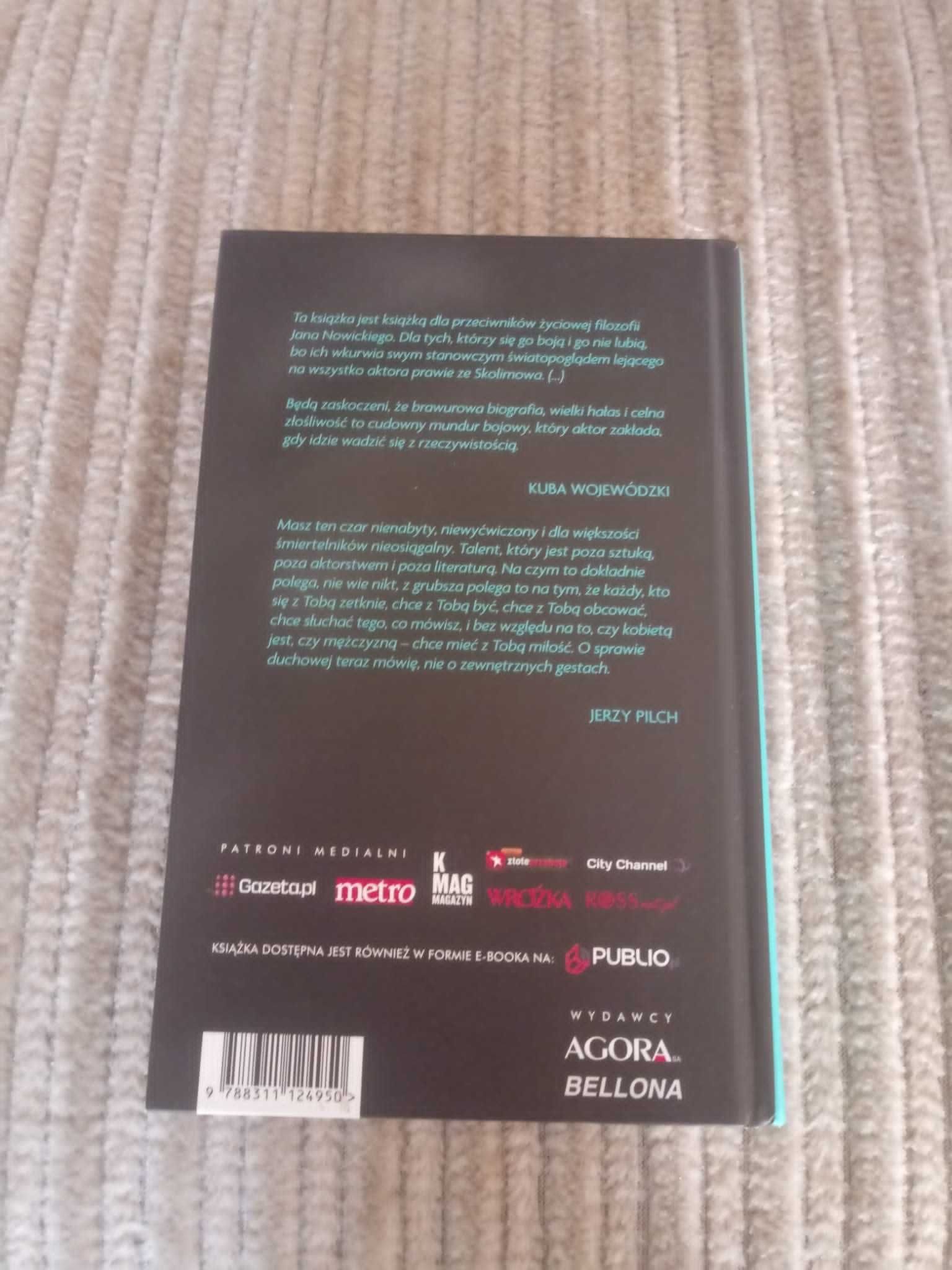 książka nowa Jan Nowicki Mężczyzna i one