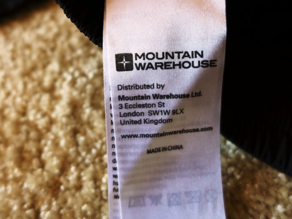 Spodnie Mountain Warehouse wodoodporne - czarne