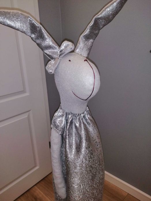 Zajączki Wielkanocne wysokie ozdoby świąteczne